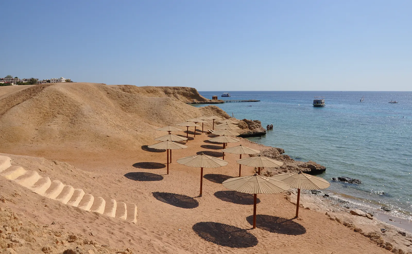Praia na baía de Naama, Sharm el-Sheikh