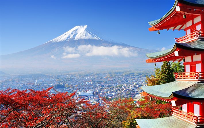 Paisagem urbana no Jap&atilde;o